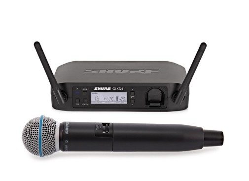 Micro HF Shure GLXD24 Beta 58A